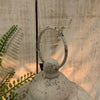 Shabby White Metal Lantern French Chic Country Moroccan Garden Candle Rustic