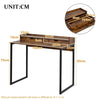 Computer Desk Dressing Table Work Table Home Office Table 2 Drawers Industrial