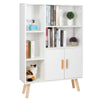 Modern Corner Bookshelf Cupboard Display Cabinet Bookcase Shelving Unit Home UK