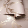 Glistening Tropical Trees Wallpaper Exotic Blush Pink & Rose Gold 12822 Holden