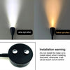 UK 1/2*USB LED Spot Reading Light Touch Switch Camper Caravan Boat Interior Lamp