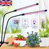 2 Head 40LED Grow Light Plant UV LED Growing Indoor Clip Plants Lamp Hydroponics