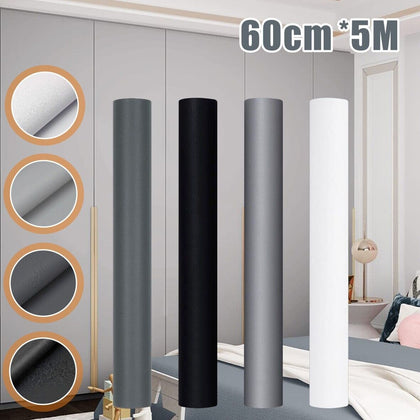 5M Sticky Back Self Adhesive Vinyl Film Worktop Cupboard Door Sticker Wallpaper