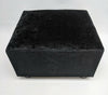 Footstool / Small Stool / Pouffe / Gift / Black crushed Velvet British Made