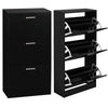 Shoe Rack Shoes Storage Cabinet Wooden Unit Stand Cupboard 2/3 Drawer Organiser