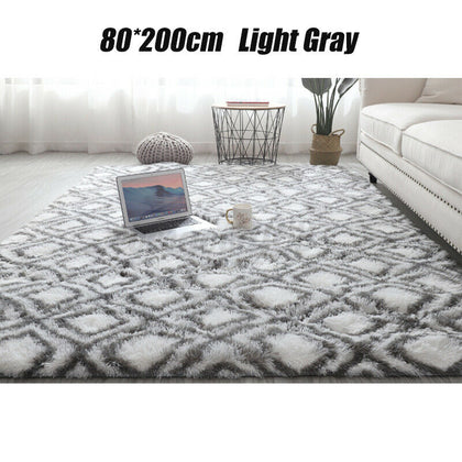 80x200CM Area Rugs Modern Large Soft Living Room Bedroom Carpet Floor Mat