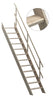 Wooden Staircase Kit Loft Space Saver Stairs Ladder 60cm width Anti-Slip Steps