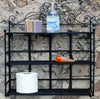 Black Scroll Metal 3 Tier Shelf Storage Unit Shabby Chic Bathroom Wall Rack