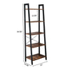 5-Tier Ladder Shelf Bookcase Bookshelf Plant Stand Storage Vintage shelving UK