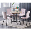 Luxury Set of 4 Dining Chairs Velvet Seat Kitchen Restaurant Home Office Chair