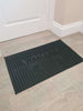 Heavy Duty Rubber Door Mat Welcome Mat Outdoor Front Doormat Halfmoon Shape