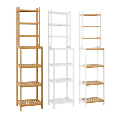 7 Tiers Storage Shelves Free Standing Shelving Unit Adjustable Display Rack