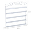 5 Tiers Nails Polish Display Organizer Wall Rack Holder Nail Polish Bottles Rack