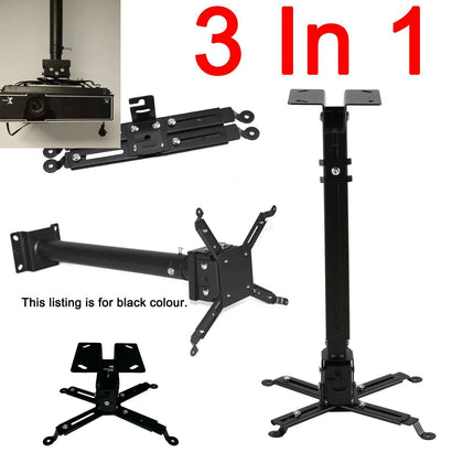 UNIVERSAL PROJECTOR CEILING WALL MOUNT BRACKET TILT EXTENDABLE FOR ACER ASUS NEC