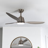 52" Ceiling Fan Light Reversible LED lighting Fan 3 Blades with Remote Control