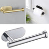 Chrome Wall Mounted Toilet Roll Holder Bar Tissue Paper Stand Bathroom Storage