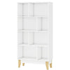 Bookcase 8 Cubes Bookshelf White Storage Shelving Unit Display Cabinet