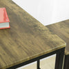 Industrial Bar Table and 2 Stools Dining Kitchen Vintage Tall Breakfast Rustic