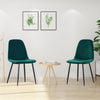 Set of 2/4/6 Velvet Dining Chairs Padded Seat Metal Legs Kitchen Home Office UK
