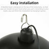 LED Solar Pendant Light Waterproof Lamp for Outdoor Garden Shed Gazebo Lights