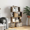 Retro 4 Tier Bookcase S Shape Storage Shelf Display Unit Stand Wooden LBC41BX
