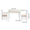 Quality Wooden Kids Dining Table and 2 Chairs Set Kitchen Home Modern Furniture
