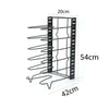 8 Tier Cupboard Kitchen Cabinet Storage Organiser Rack Pan Stand Pot Holder