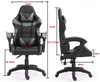 Swivel Faux Leather Office Chair Gaming Sports Racing Computer Desk Chair A