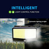 Solar Powered 468LED Wall Security Lights PIR Motion Sensor Garden Outdoor Lamps