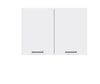 800 Kitchen Cabinet Unit Wall 2 Door Cupboard 80cm White Low Gloss Matt Junona