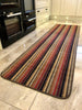 New Machine Washable Non Slip Mat Modern Colours Striped Kitchen Utility Runner