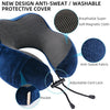 Portable Travel Pillow Memory Foam Rebound Neck Support Cushion with Storage bag