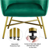 Modern Accent Chair Living Room Armchair Upholstered Dining Chair Soft Velvet