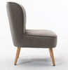 Luxury Velvet DIANA Bedroom Chair Home Cafe Lounge Bedroom Sofa Chair