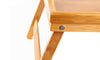 Bed Tray Bamboo Wooden With Folding Leg Serving Breakfast Lap Tray Table Mate