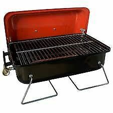 Crusader Table Top Gas BBQ Lava Rock Barbecue Camping Caravan Motorhome