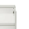 Modern White Gloss Bathroom Wall Hung Storage Cabinet Door Unit Soft Close Twist