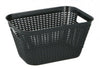 Rattan Style Plastic Storage Baskets Office Home Kitchen Tidy Organiser Basket