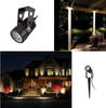 6PC LED Garden Spotlight Mains Powered Path Lawn Outdoor Waterproof Spike Lights
