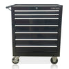 372 US PRO BLACK TOOLS AFFORDABLE STEEL CHEST TOOL BOX ROLLER CABINET 7 DRAWERS