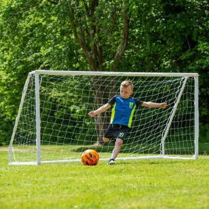8x4 Kids Football Goal Net Posts Garden Fun Children Outdoor Summer Play Footie