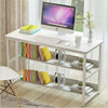 Ladder Computer Desk with Shelves Small Workstation Home Office PC Table Laptop