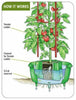 GARDEN PLANT TOMATOES TOMATO PLANTER BEAN GROW BAG WATERING POT TUB