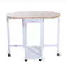 Kitchen Dining Table and Chairs Small Folding Set Drop Leaf Breakfast 3pc Stool