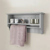 RANGE BATHROOM TOWEL RAIL SHELF CUPBOARD CABINET STORAGE UNIT GREY