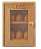 EGG HOLDER CUPBOARD CABINET KITCHEN STORAGE WOODEN EGGS RACK 2 TIER MESH EGG BOX