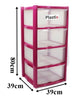 PLASTIC STORAGE DRAWERS DRAW TOWER UNIT MINI DESKTOP / LARGE HOME SCHOOL