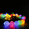 SOLAR POWERED RETRO BULB STRING LIGHTS FOR GARDEN OUTDOOR FAIRY SUMMER LAMP NEW