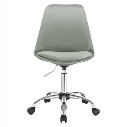 Bar Stool on Wheels Adjustable Swivel velvet Dressing Stool Chair for Spa Salon