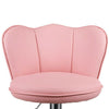 2 x Faux Leather Breakfast Bar Stools Gas Lift Home Kitchen Swivel Chairs Pink